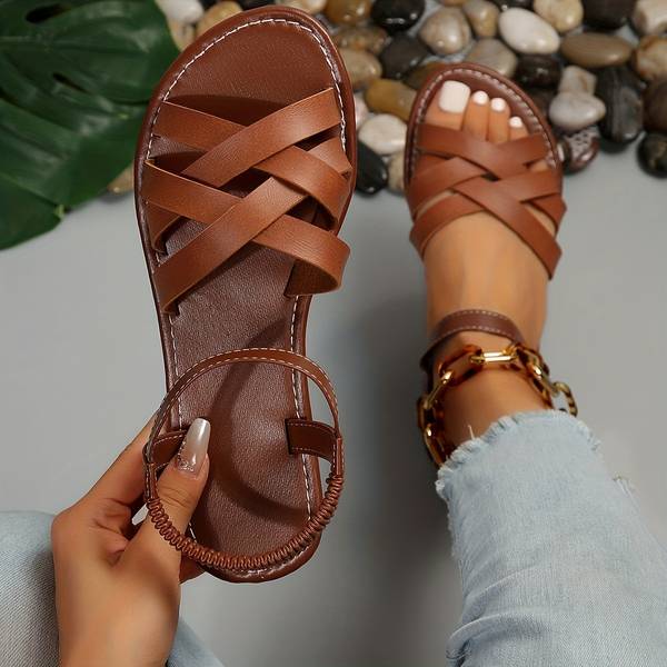 Roman Slip-On Sandals