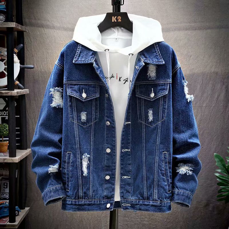 Vintage Distress Denim Jacket