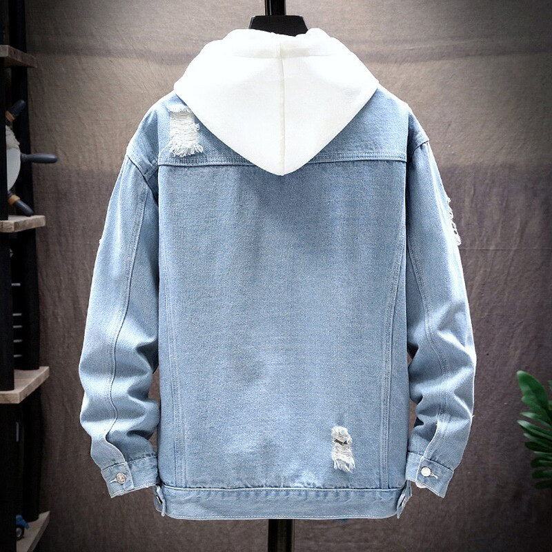 Vintage Distress Denim Jacket