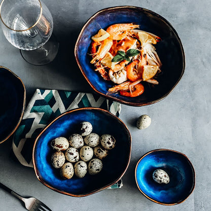 Cerulean Sky Deep Blue Bowl