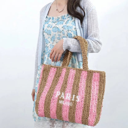 Paris Milano Handwoven Crochet Tote