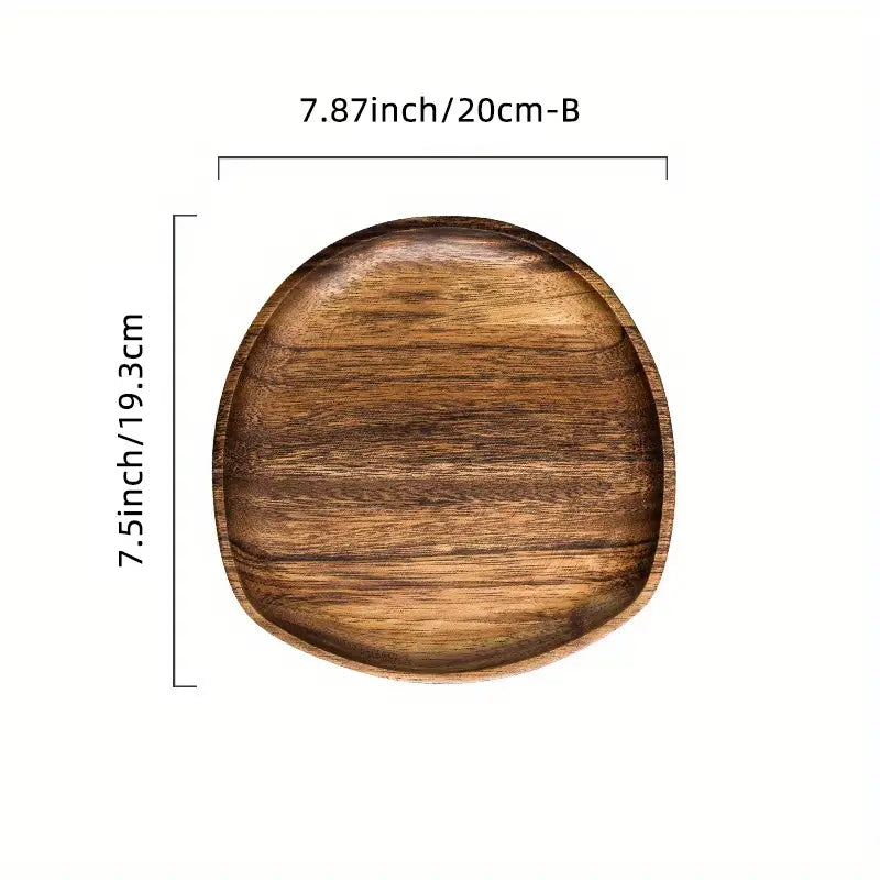 Acacia Wood Dinner Plate