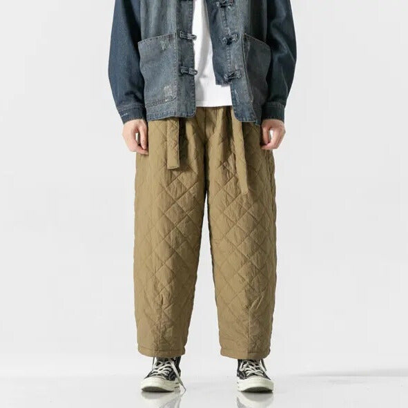 Quilted Heavyweight Thermal Joggers