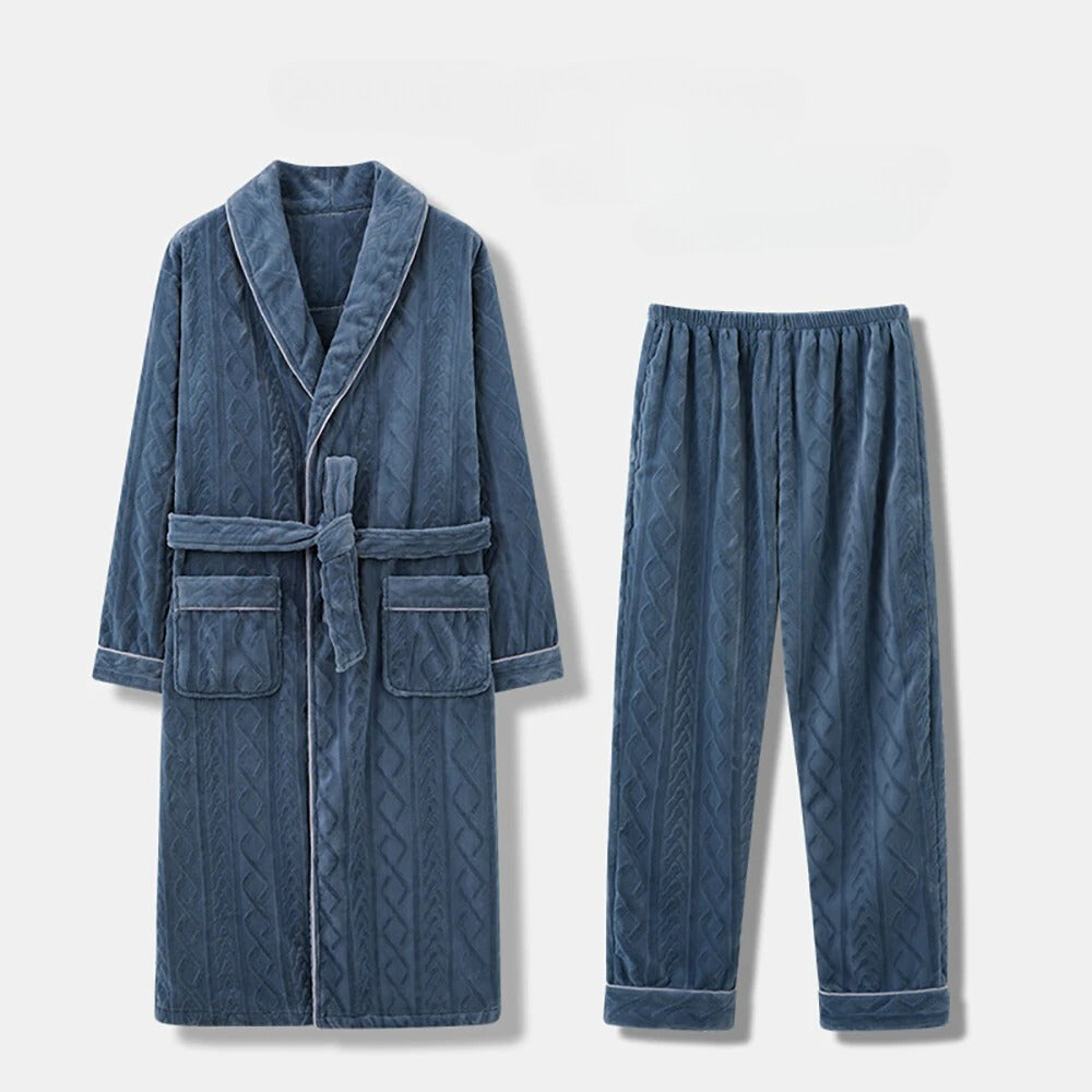 Jacquard Terry Robe Set