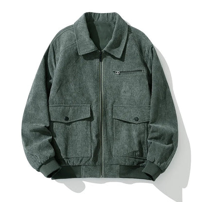 Basics Zip-Up Corduroy Jacket