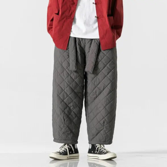 Quilted Heavyweight Thermal Joggers