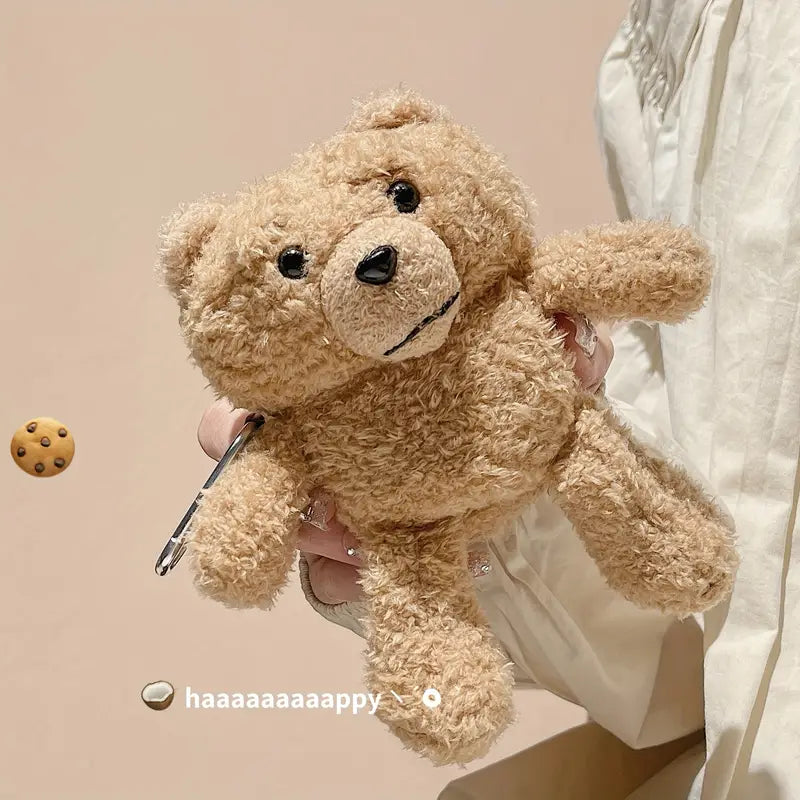 Teddy Plush AirPods Case