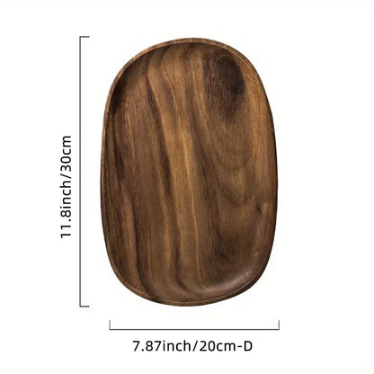 Acacia Wood Dinner Plate