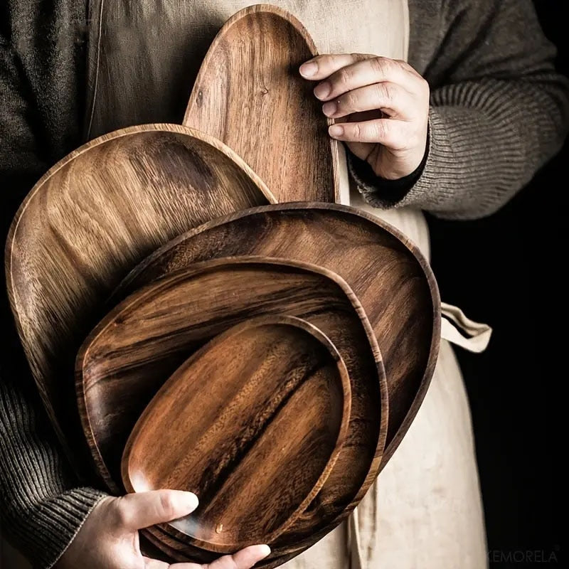 Acacia Wood Dinner Plate