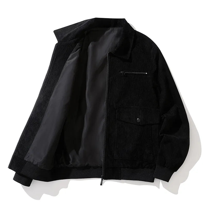 Basics Zip-Up Corduroy Jacket