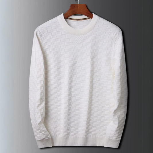 Woolen Waffle Knit Pullover