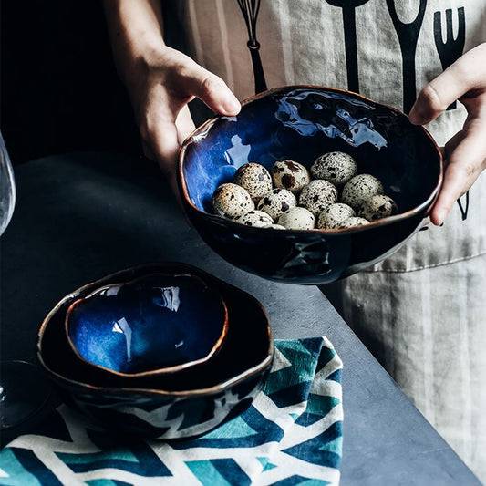 Cerulean Sky Deep Blue Bowl