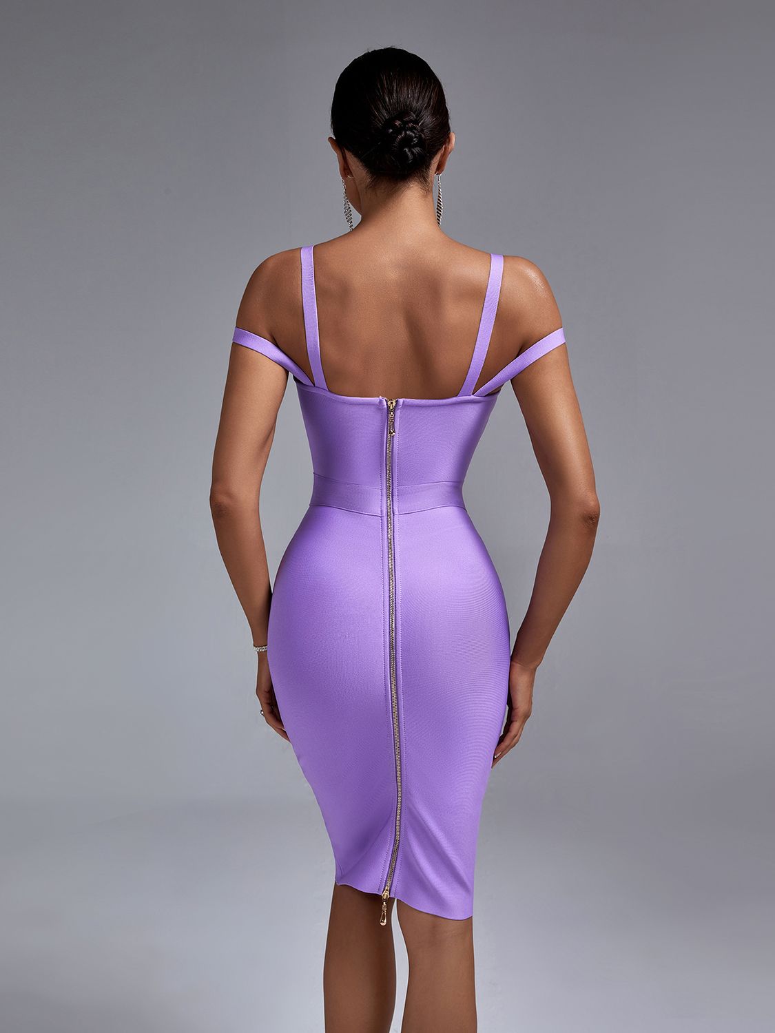 Camille Lilac Bodycon Dress