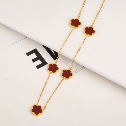 Five-Leaf Clover Necklace