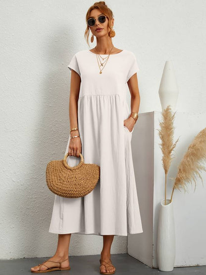 Effortless Chic Pocketed Dress