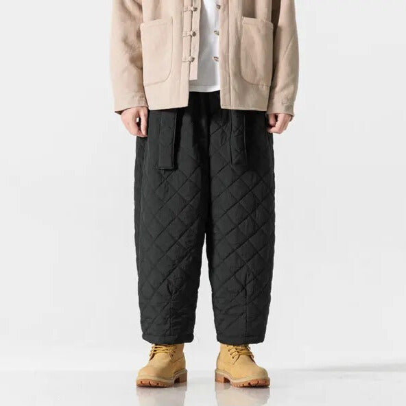 Quilted Heavyweight Thermal Joggers