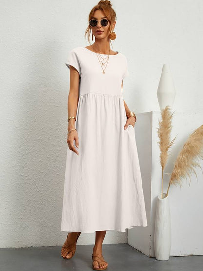 Effortless Chic Pocketed Dress