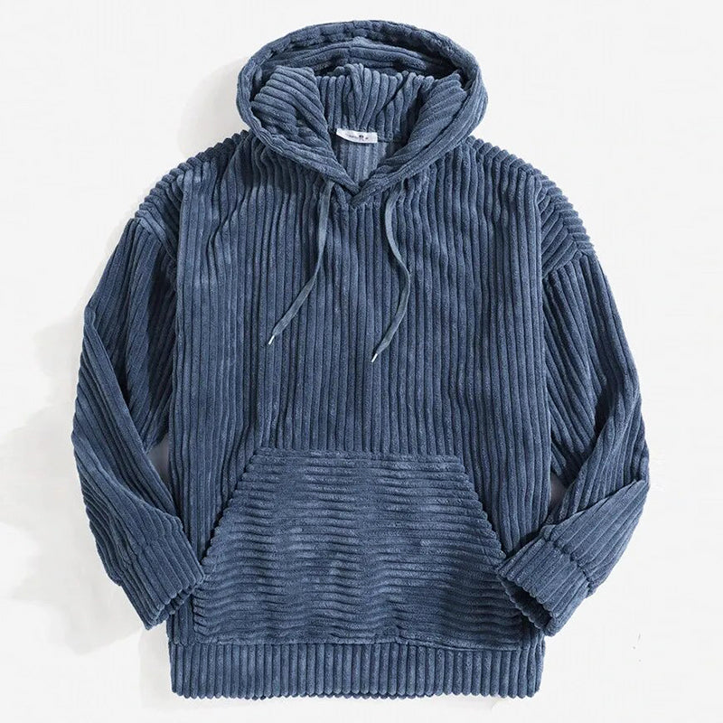Essentials Hooded Corduroy Pullover