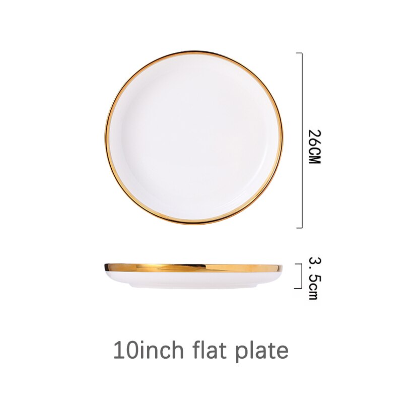 White Porcelain Dinner Set