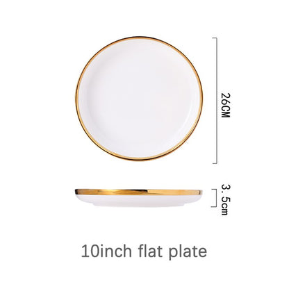 White Porcelain Dinner Set