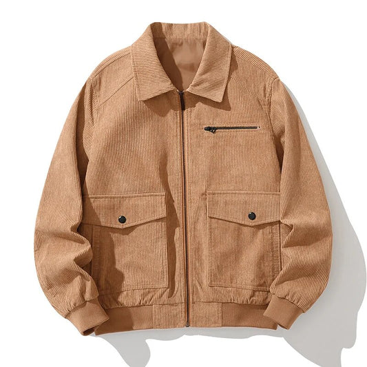 Basics Zip-Up Corduroy Jacket