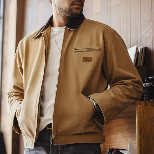 Detroit Retro Canvas Worker Jacket