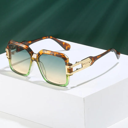 57mm Gradient Square Retro Sunglasses