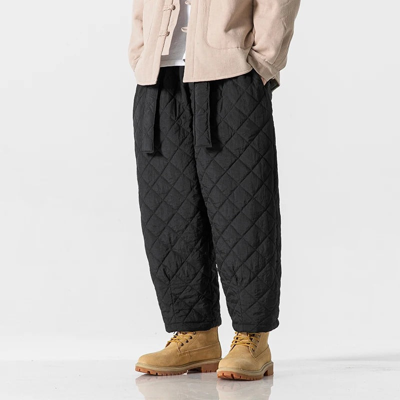 Quilted Heavyweight Thermal Joggers