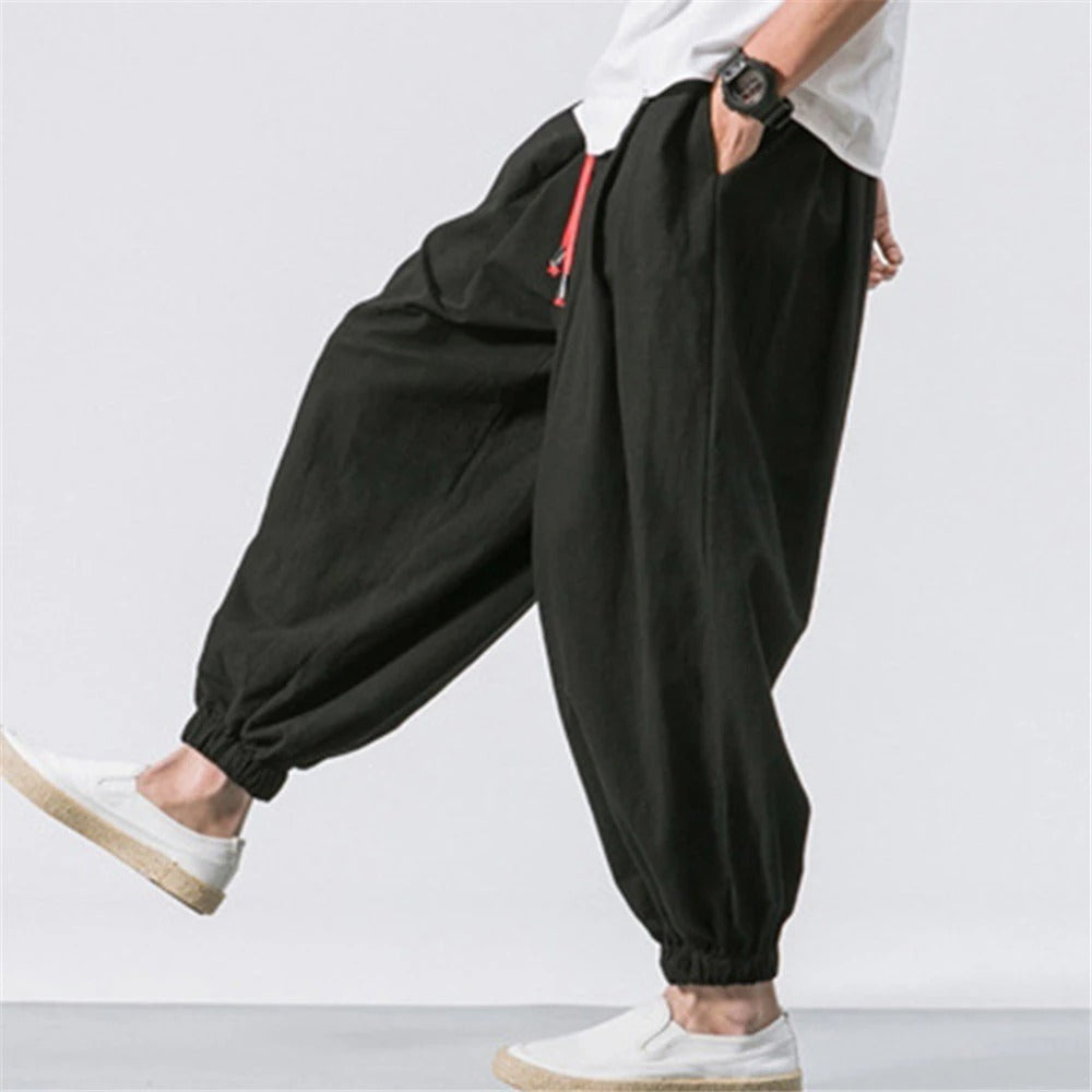 Organic Linen Ankle Pants