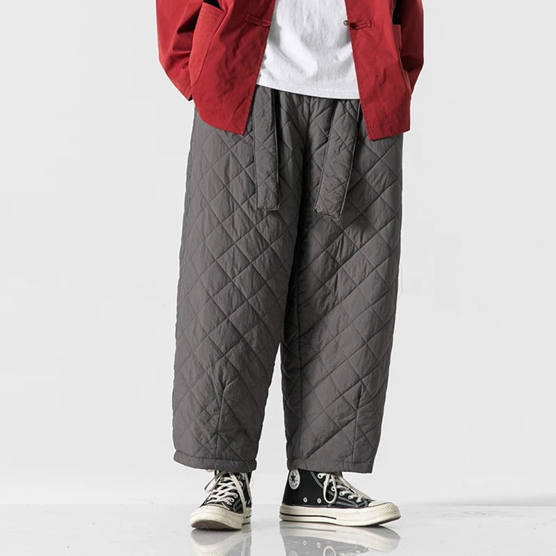 Quilted Heavyweight Thermal Joggers