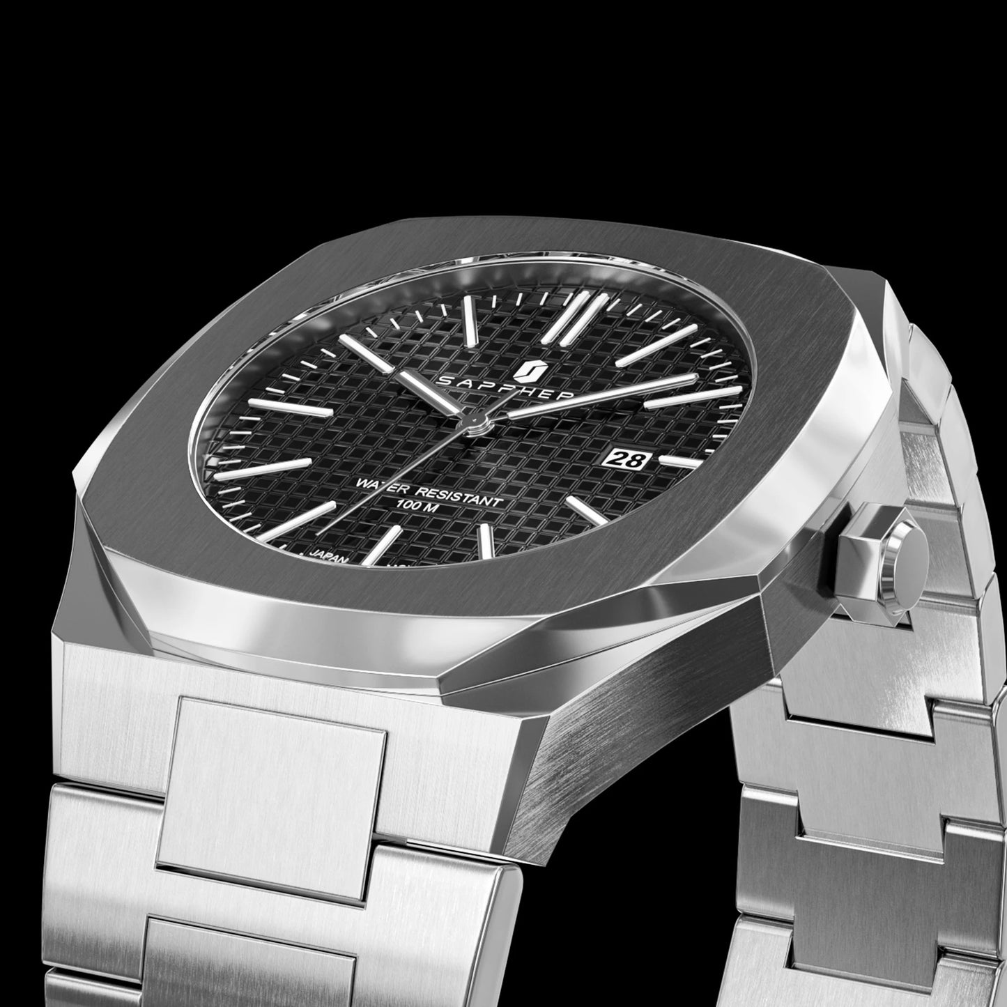 Royale Stainless Steel Bracelet Watch, 42mm