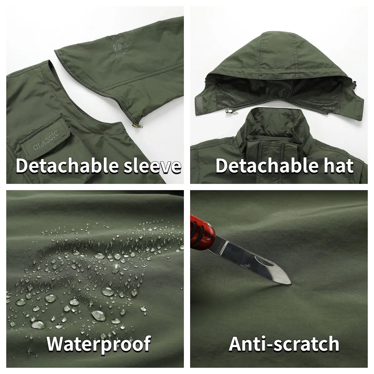 Convertible Waterproof Field Jacket
