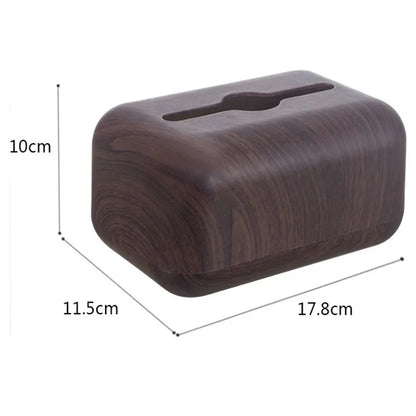 Nordic Wood Grain Tissue Box Holder