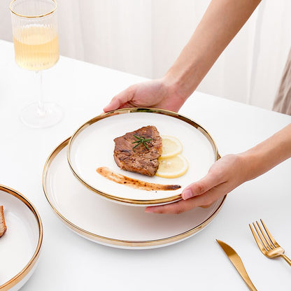 White Porcelain Dinner Set