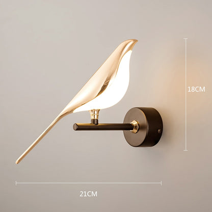 Golden Magpie LED Lamp