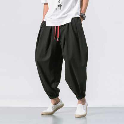 Organic Linen Ankle Pants