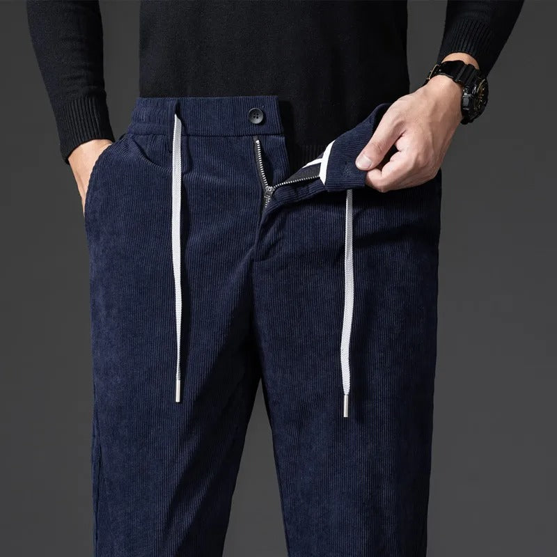 Performance Corduroy Drawstring Trousers