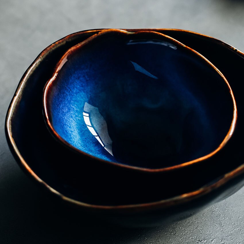 Cerulean Sky Deep Blue Bowl