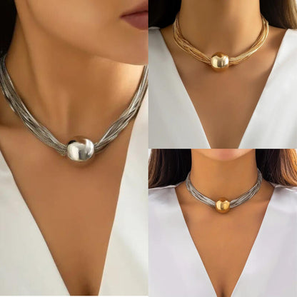 Luxe Ball Pendant Necklace